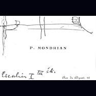 visitekaartje Mondriaan